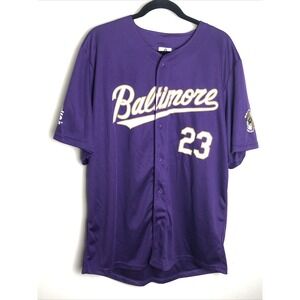 Baltimore Orioles Purple Pride Baseball Jersey XL Royal Farms Ravens